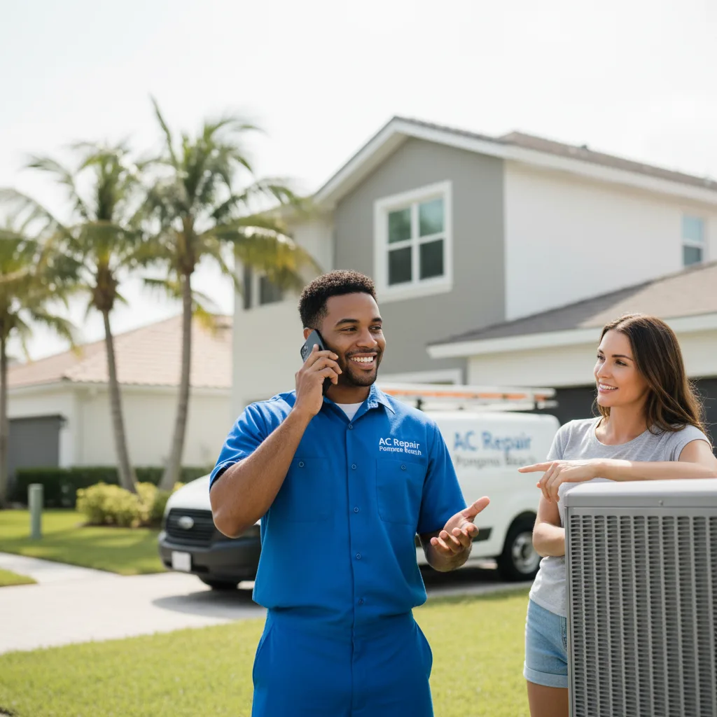 AC Repair Pompano Beach customer support in Sturtevant